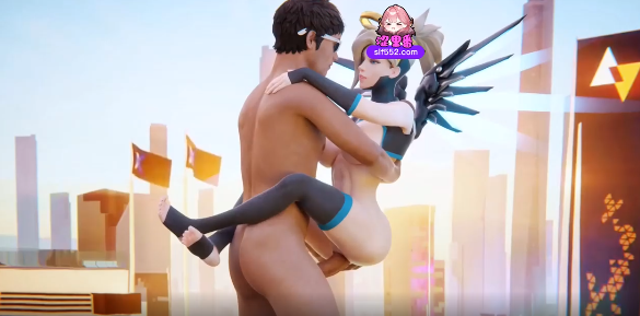 3D激情动画：守望先锋怜悯化身性感救生员女牛仔诱惑片